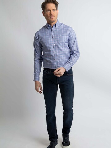Steppin' out Regular Fit Hemd‌‌ in Blau