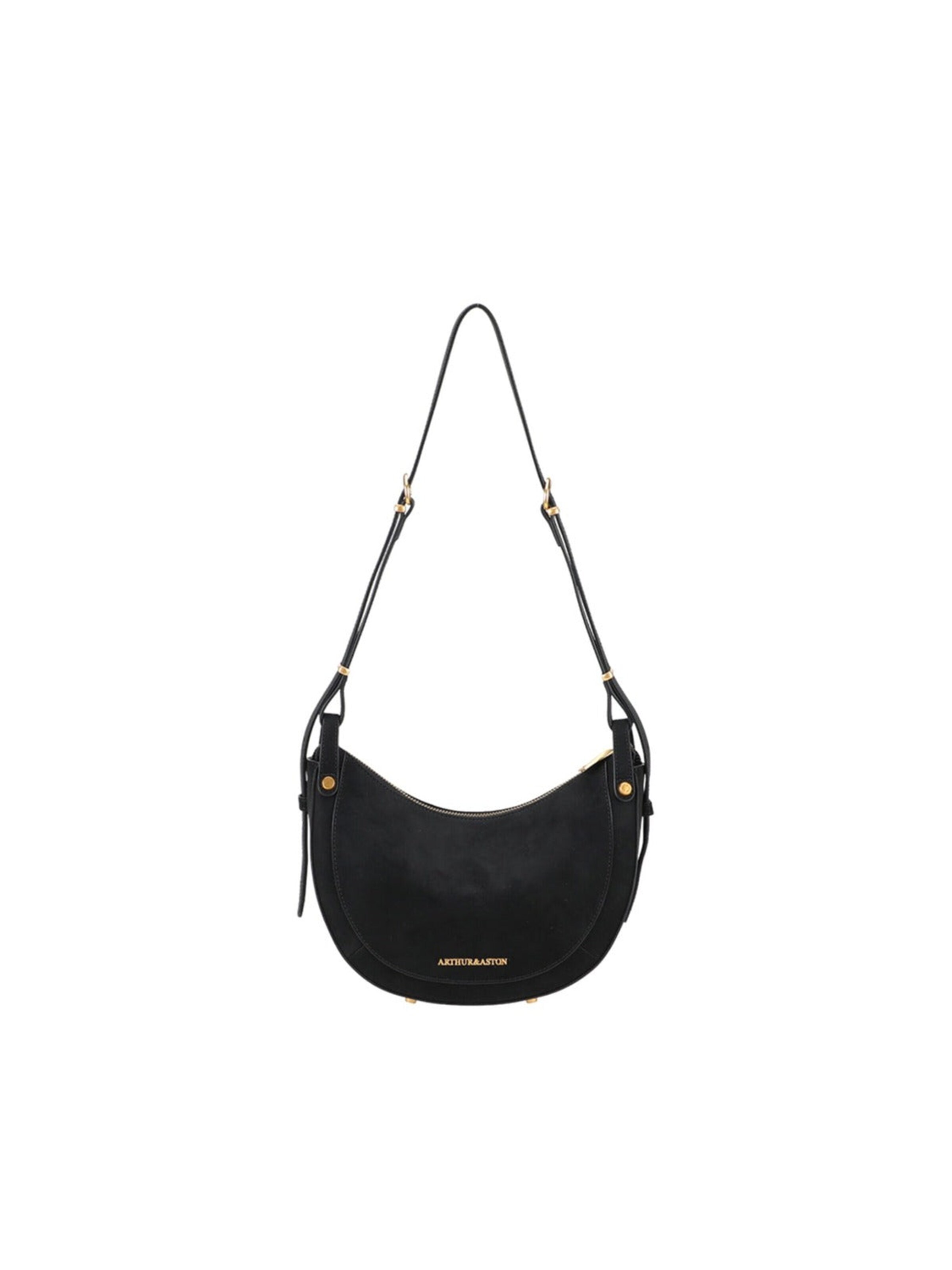 Arthur & Aston Taška přes rameno 'Arthur & Aston Sac Bandoulière Femme Noir' – černá: přední strana