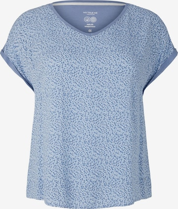 Tom Tailor Women + Shirt in Blauw: voorkant