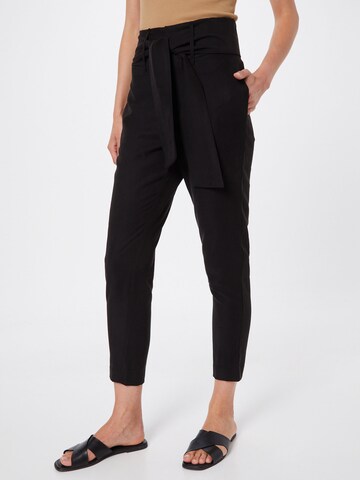 Guido Maria Kretschmer Women - Tapered Pantalón 'Lina' en negro: frente