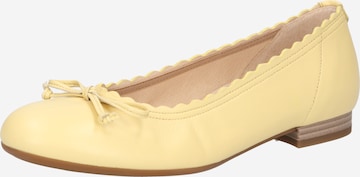 Ballerines GABOR en jaune : devant