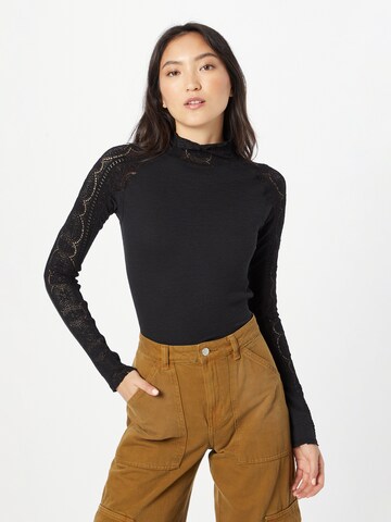 Free People Shirt 'FREDDIE' in Schwarz: Vorderseite