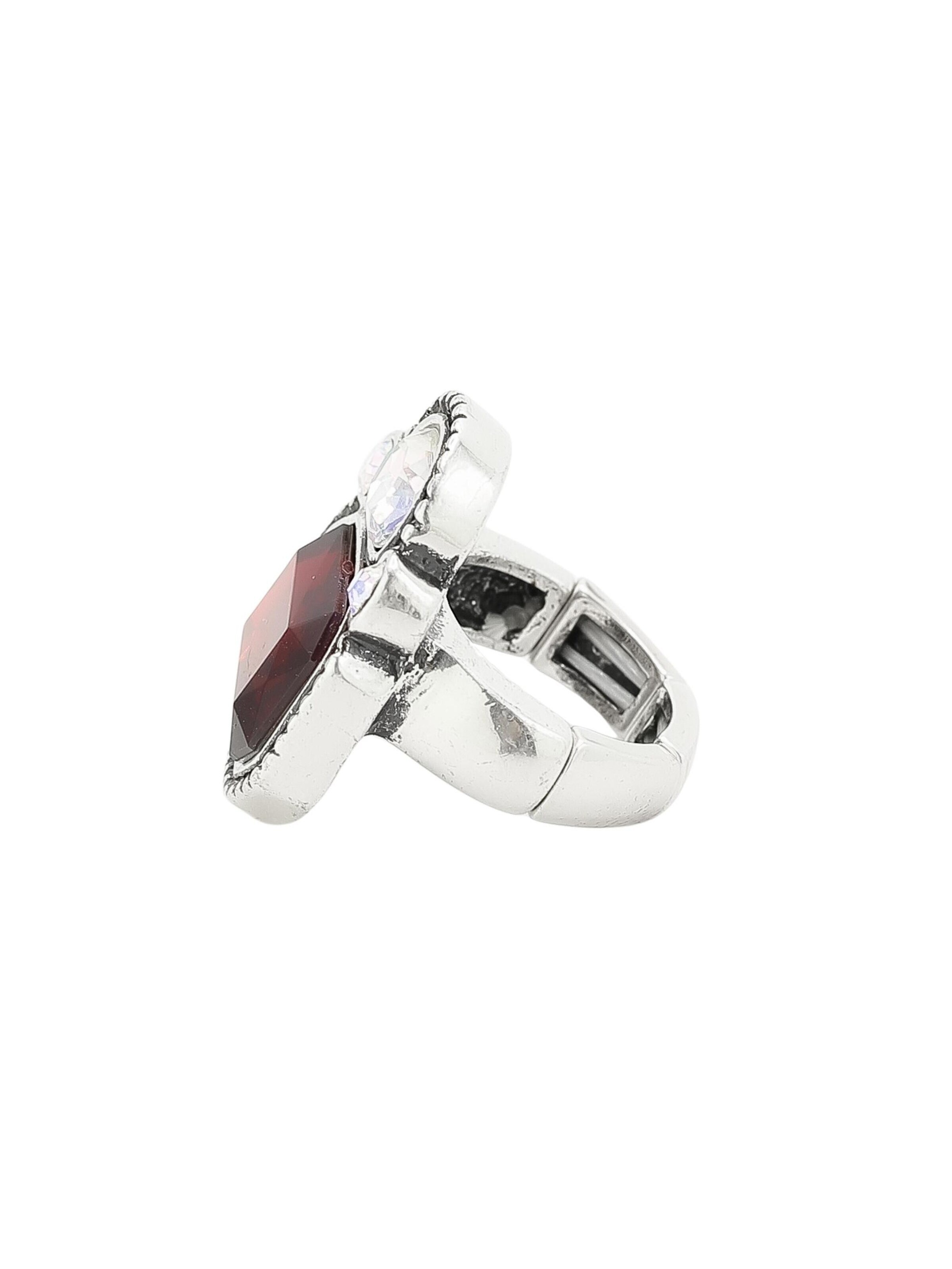 COLLEZIONE ALESSANDRO Ring 'Blinger' in Red