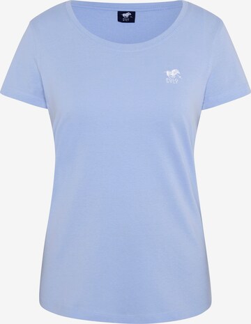 Polo Sylt Shirt in Blue: front