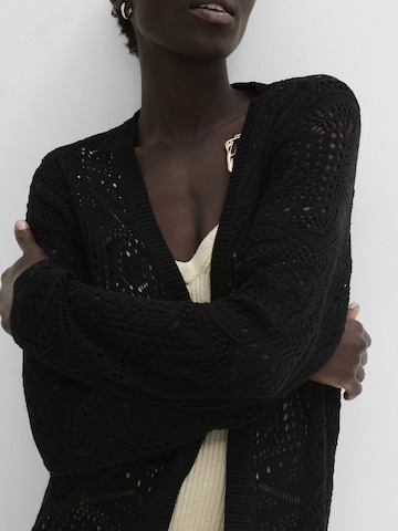 bonprix Strickjacke in Schwarz