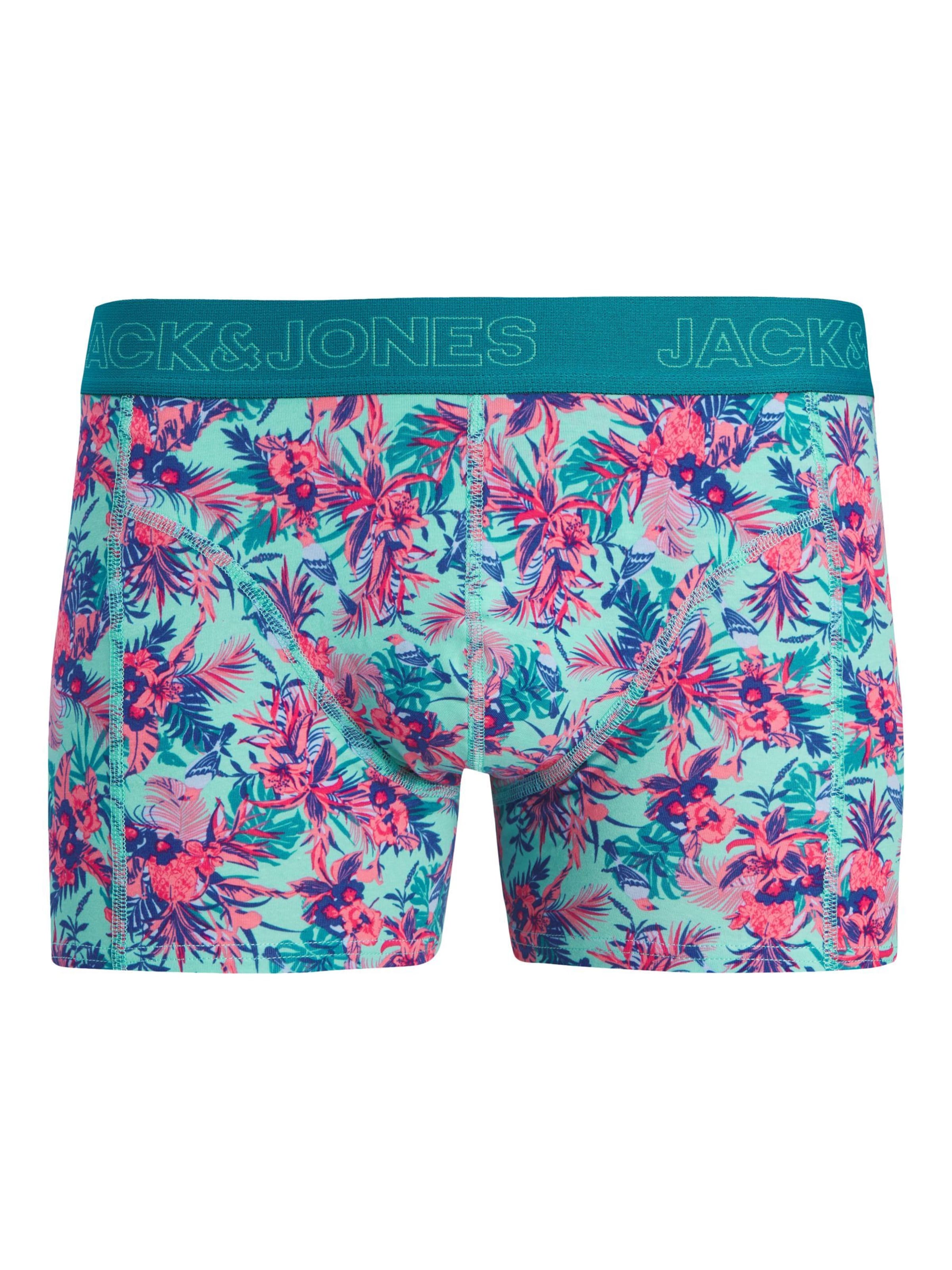 Boxers 'JACEXOTIC LEAVES' JACK & JONES en bleu
