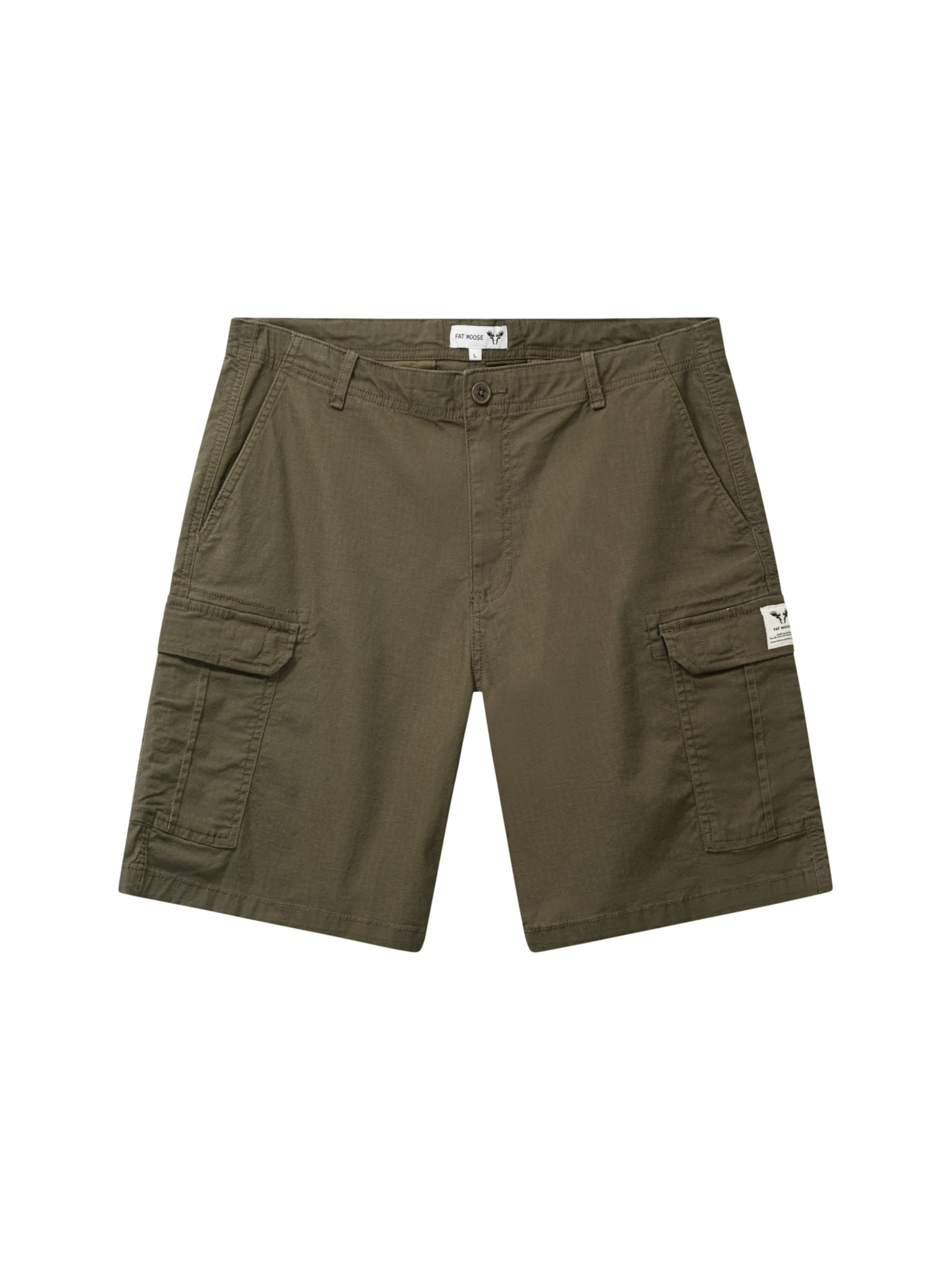 Fat Moose - regular Pantalón cargo ' Radar ' en verde: frente