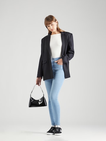 LEVI'S ® Kitsas Teksapüksid 'Mile High Super Skinny', värv sinine