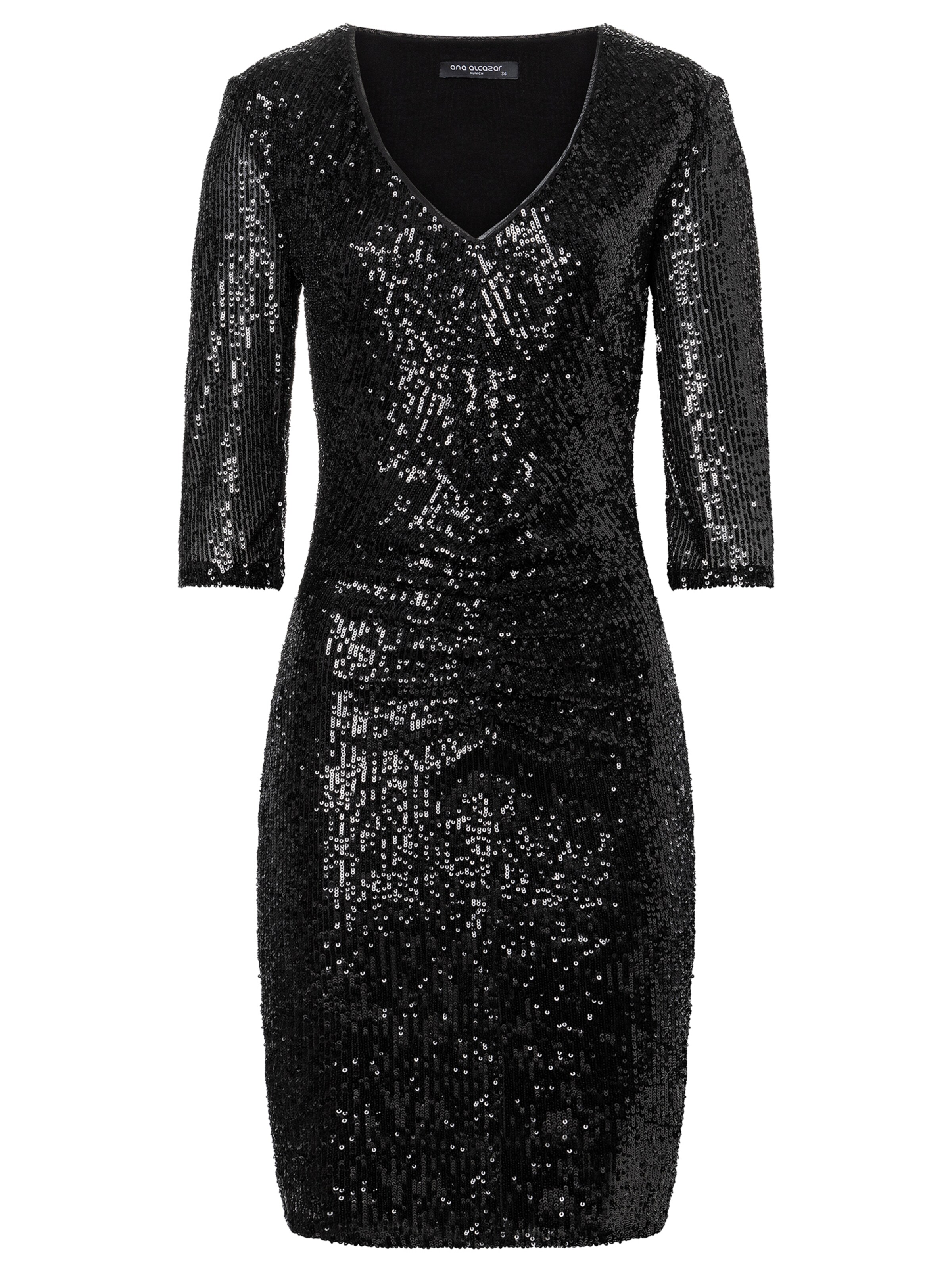 Ana Alcazar Kleid 'Sally' in Schwarz: Vorderseite