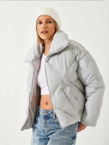 Bianco LucciZimski kaput 'Puffer- und Daunenmäntel' - siva boja