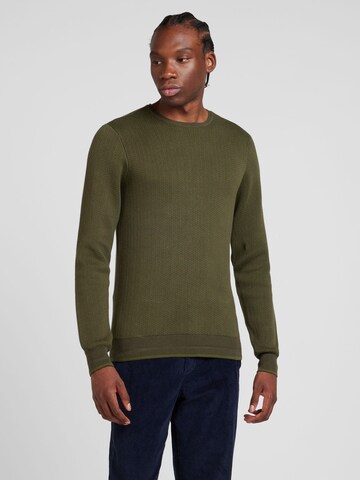 Pull-over BLEND en vert : devant