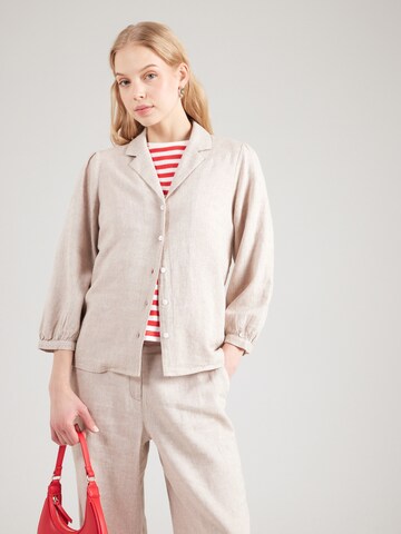 MSCH COPENHAGEN Bluse 'Pennie Ginia' in Beige: Vorderseite