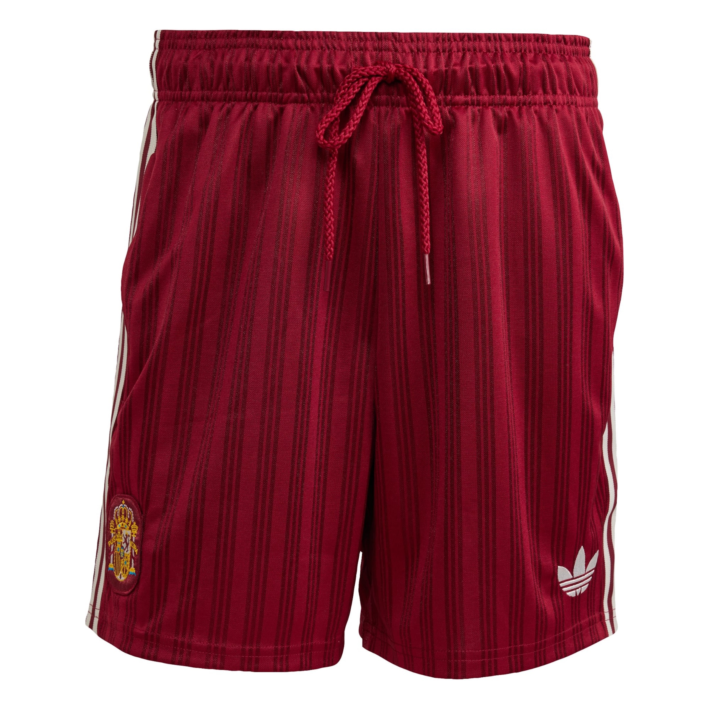 ADIDAS PERFORMANCE Sportshorts 'Spanien' in gelb / karminrot / cranberry / weiß, Produktansicht