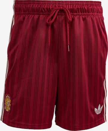 ADIDAS PERFORMANCELoosefit Sportske hlače 'Spanien' - crvena boja: prednji dio