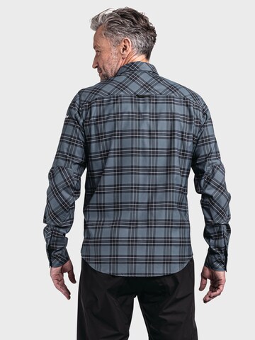 Schöffel Comfort fit Functioneel overhemd ' Pianosa ' in Blauw
