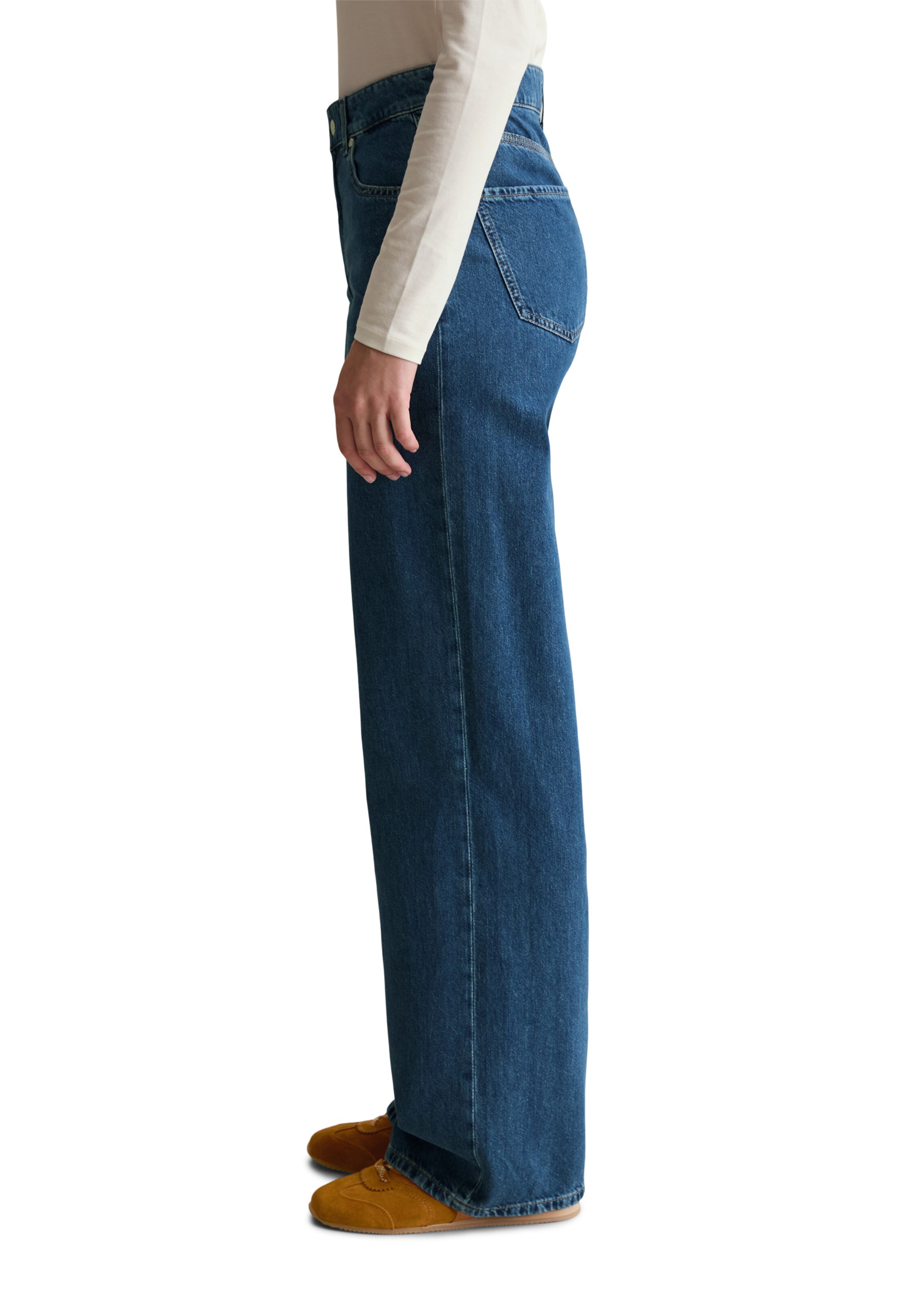 Marc O'Polo DENIM Wide leg Jeans 'Tomma' in Blue