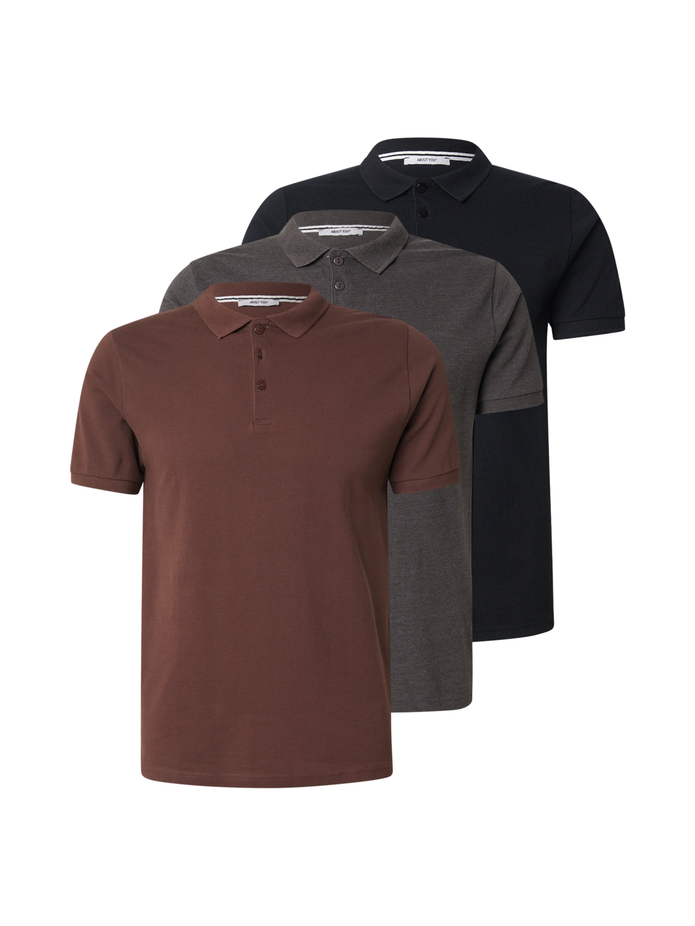 ABOUT YOU Shirt 'Robin' in Brown: front