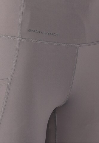 ENDURANCEregular Sportske hlače 'TATHER' - siva boja