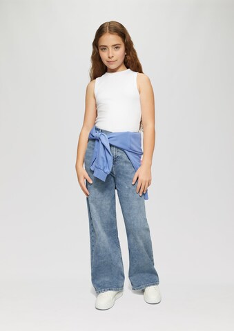 s.Oliver Wide leg Τζιν σε μπλε: μπροστά