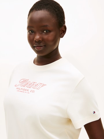 Tommy Hilfiger Curve T-Shirt in Beige