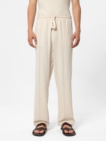Wide leg Pantaloni 'Coreopsis' di VAMOS CLO in beige: frontale