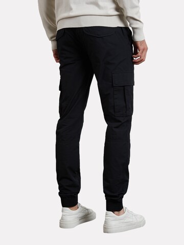 Threadbare - Tapered Calças cargo 'Prince' em preto