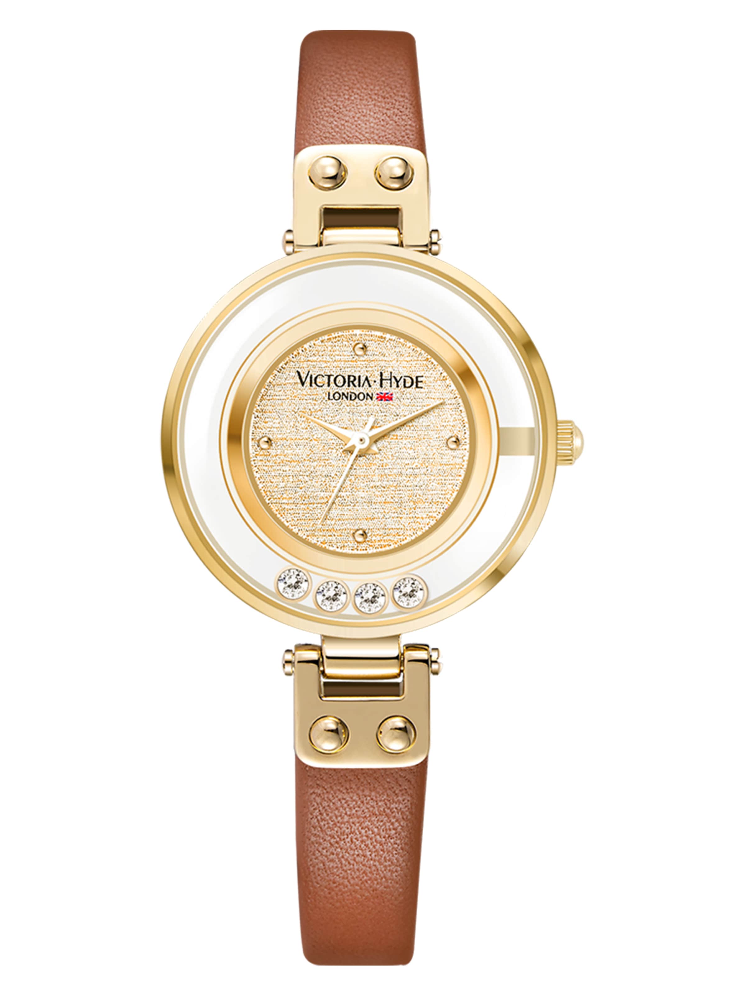 Victoria Hyde Analog watch 'Spark' in Brown: front