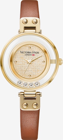Victoria Hyde Analoog horloge 'Sparkle star' in Bruin: voorkant