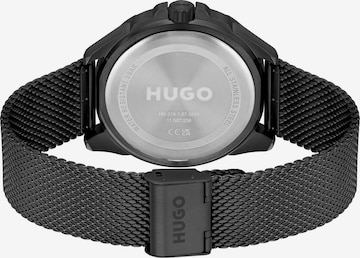 HUGO Red Аналогов часовник в черно