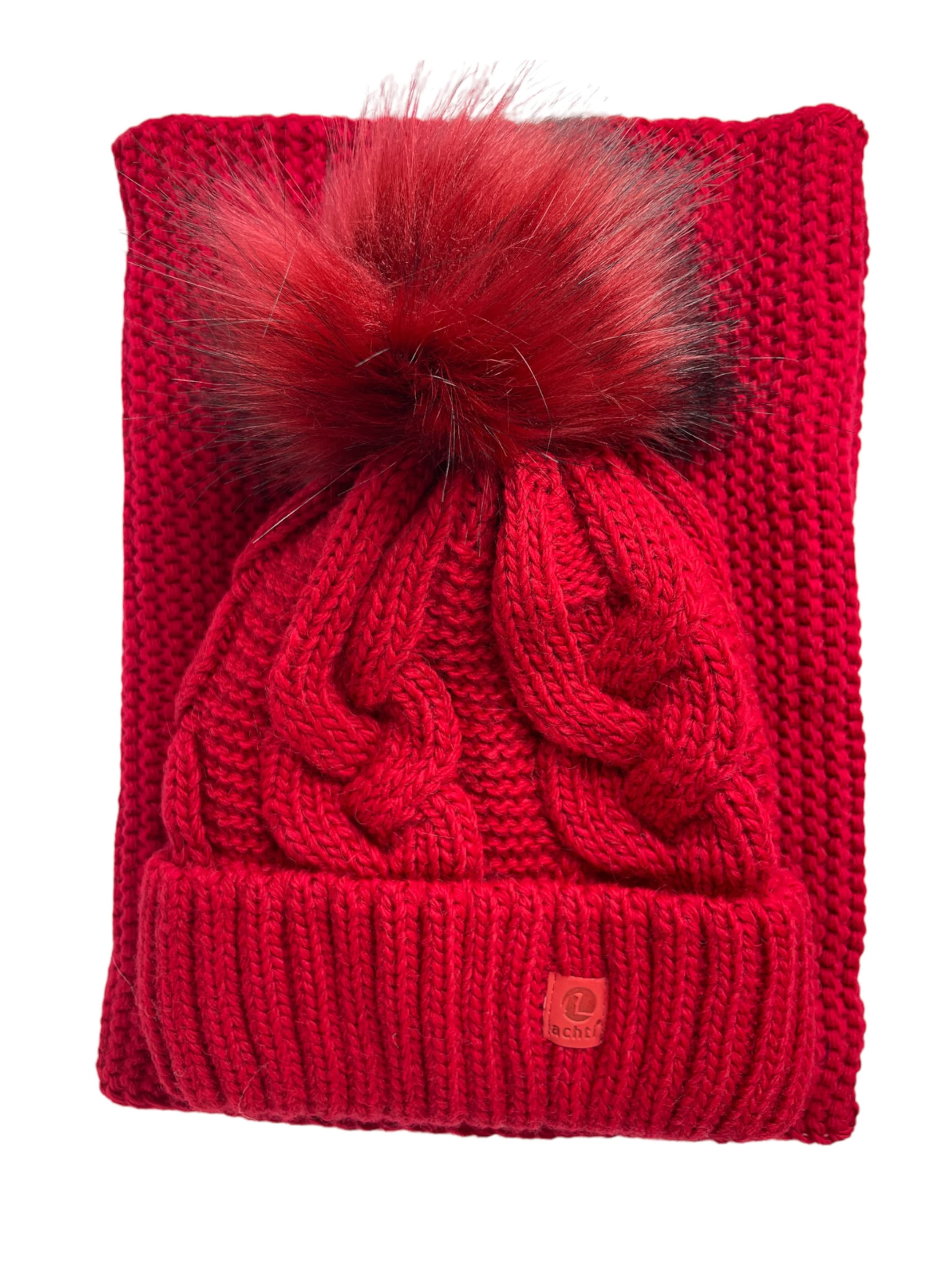 Kumixi Beanie 'Set' in Red: front