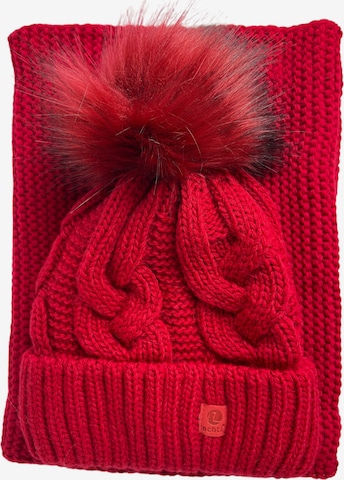 Kumixi Beanie 'Set' in Red: front