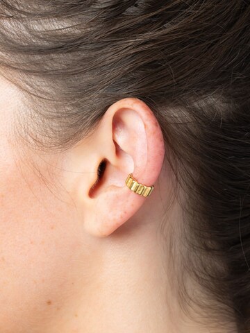 Orecchini 'Ear Cuff Dany G' di YParis in oro: frontale