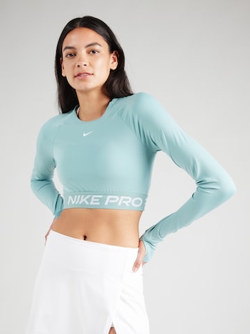NIKE Функциональная футболка 'PRO' в Зеленый: спереди