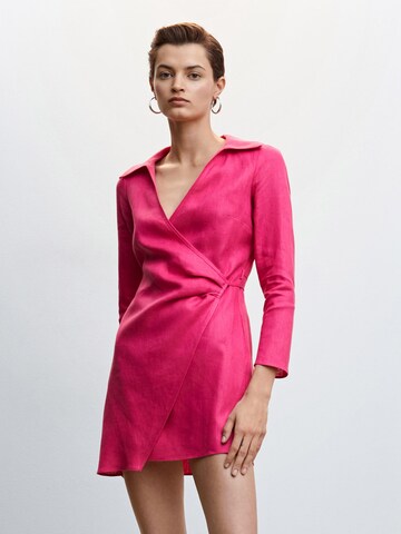 MANGO Jurk 'Cherry' in Roze: voorkant