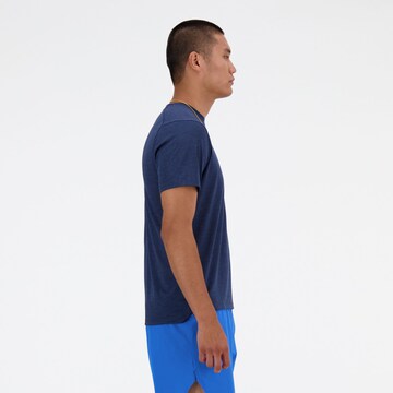 T-Shirt 'Athletics' new balance en bleu