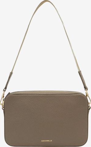 Sac bandoulière 'Tebe' Coccinelle en beige : devant