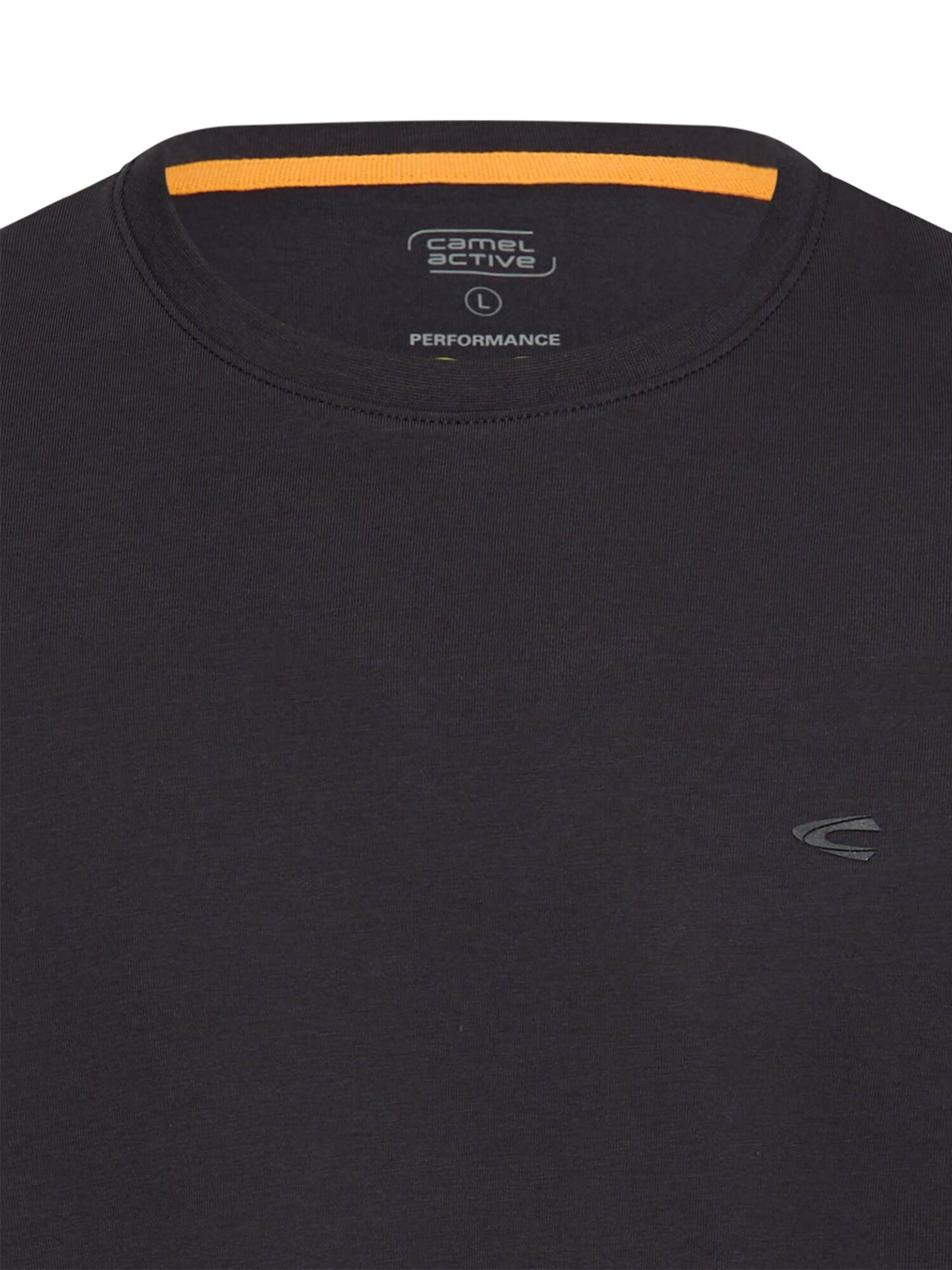 CAMEL ACTIVE - Camiseta 'Stay Fresh' en negro
