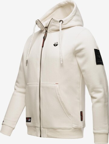 STONE HARBOUR Sweat jacket 'Jacobi Jamie' in White