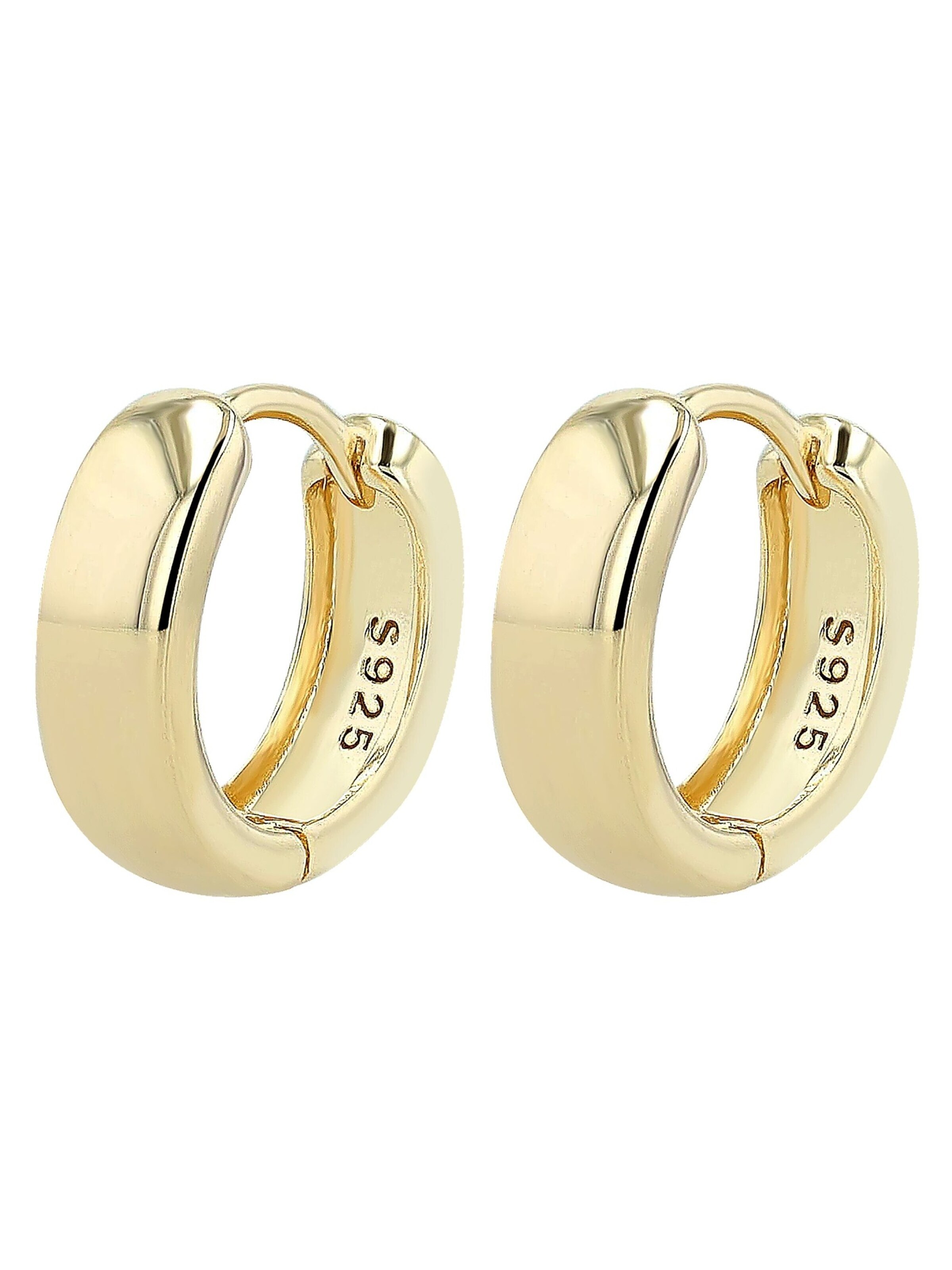 Akzent Earrings '"Maithe" aus 925 Sterlingsilber, rhodiniert, langlebig' in Gold