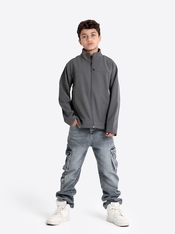 Solang Fleece jas in Grijs