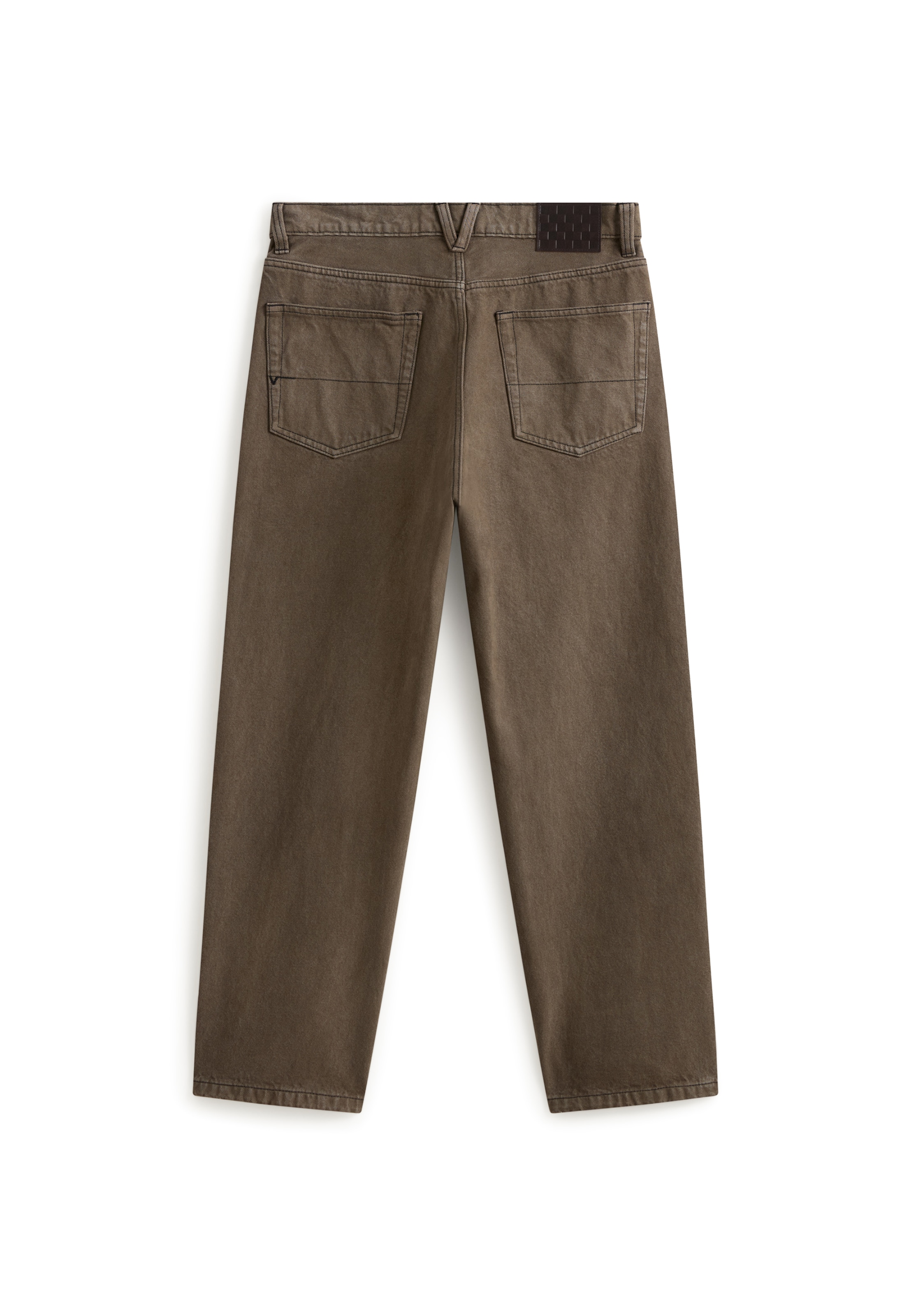 VANS - Loosefit Calças de ganga 'Check-5' em castanho