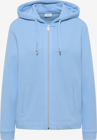 CECIL Sweatjacke in Blau: Vorderseite