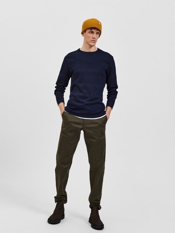 SELECTED HOMME Regular Chino trousers 'Buckley' in Green