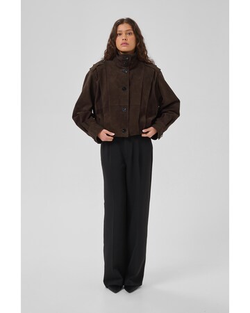 My Essential Wardrobe Between-season jacket 'Petra ' in Brown