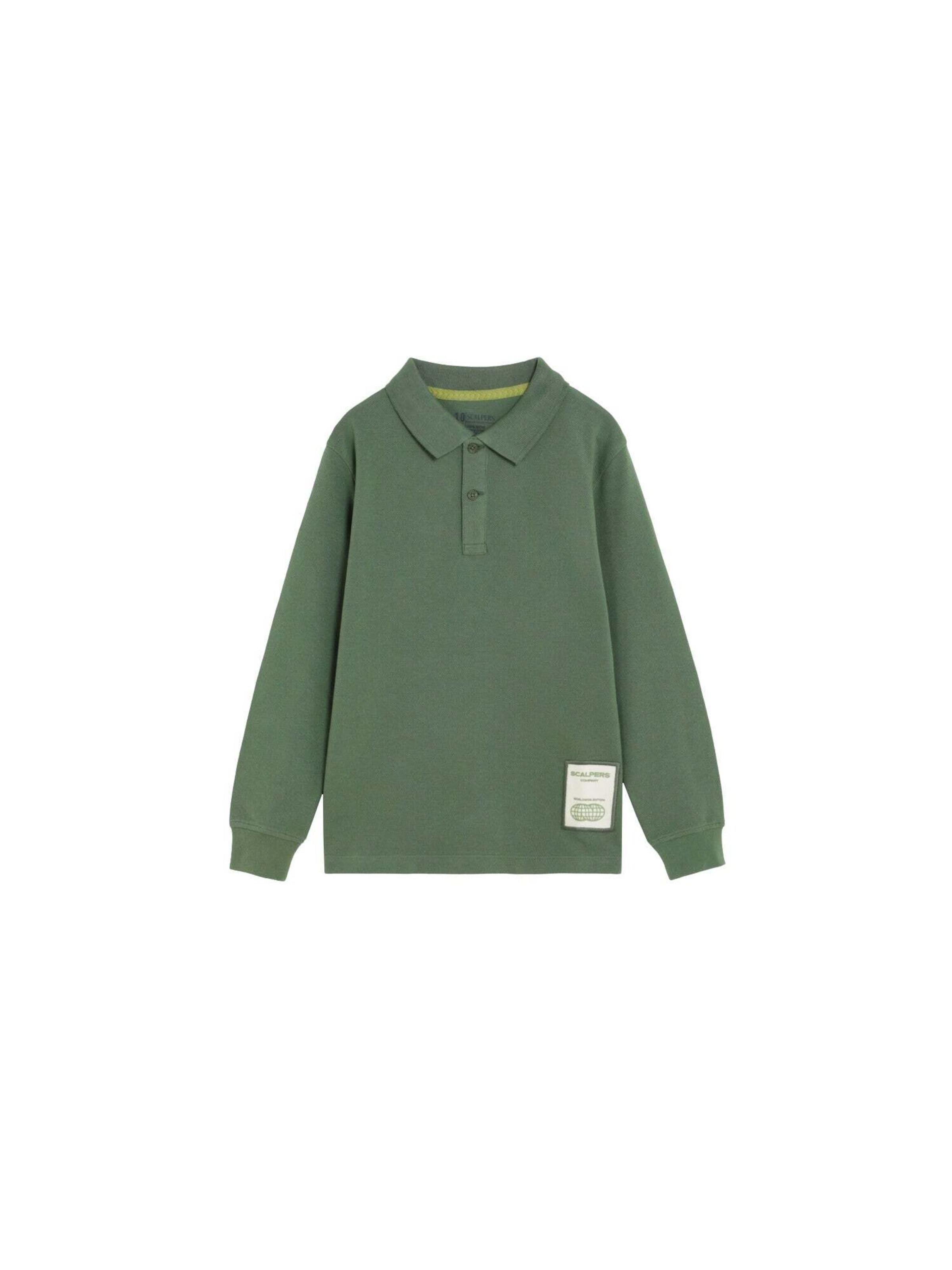 Tricou de la Scalpers pe verde: față