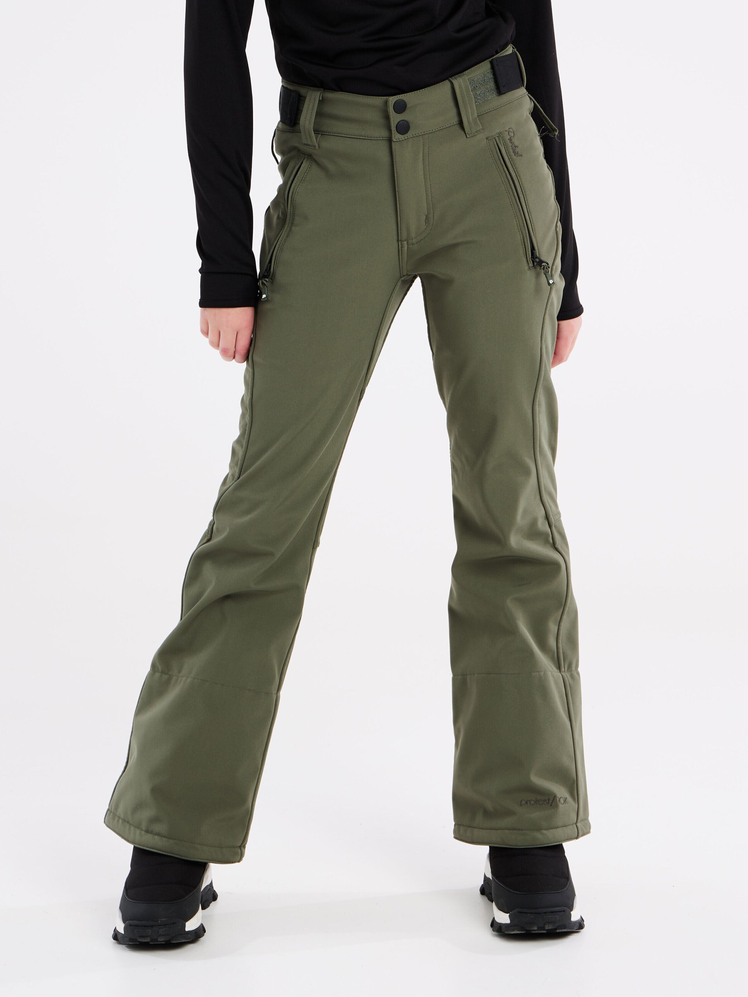 PROTEST Slim fit Workout Pants 'LOLE JR' in Green