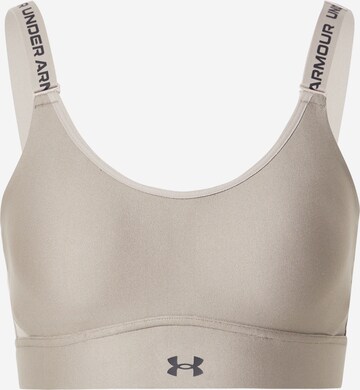 UNDER ARMOUR Bustier Sport-BH 'Infinity 2.0' in Grau: predná strana