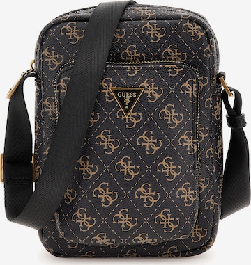 GUESS Crossbody Bag 'Vezzola Smart' in Brown: front