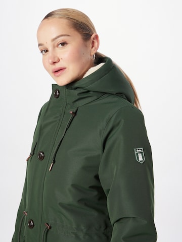 Derbe Between-seasons parka 'Friese Festholm' in Green