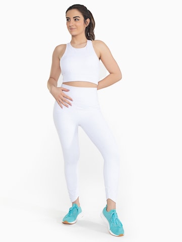 Spyder - Soutien Bustier Soutien de desporto em branco